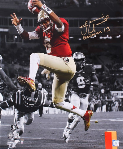 JAMEIS WINSTON Signed / Inscribed FSU Seminoles 20 x 24 Photo STEINER LE 5/13