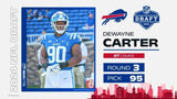 DeWayne Carter Signed Buffalo Bills Jersey (TSE) 2024 3rd Round Pick Def. Line