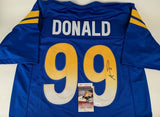 Aaron Donald Signed Los Angeles Rams Jersey (JSA COA) 7xPro Bowl Defensive End