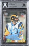 Rams Kurt Warner Signed 1999 Collector's Edge Odyssey #123 Card BAS Slab 2