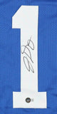 Josh Downs Signed Indianapolis Colts Jersey (Beckett) 2023 3rd Round Draft Pk WR