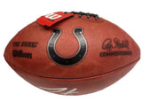 PEYTON MANNING Autographed Duke Metallic Colts Logo Football FANATICS