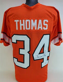 Thurman Thomas Signed Oklahoma State Cowboys Jersey (Beckett) Bills Running Back