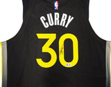 WARRIORS STEPHEN CURRY AUTOGRAPHED NIKE JERSEY 48 LENGTH +2 BECKETT 234964