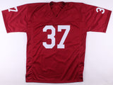 Larry Centers Signed Arizona Cardinals Jersey (JSA COA) 3xPro Bowl Fullback