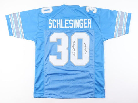 Cory Schlesinger Signed Detroit Lions Jersey Inscribed "3x Pro Bowl"(JSA COA) FB