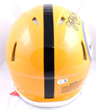 Jack Lambert Signed Steelers F/S Gold Speed Authentic Helmet w/HOF-BeckettW Holo