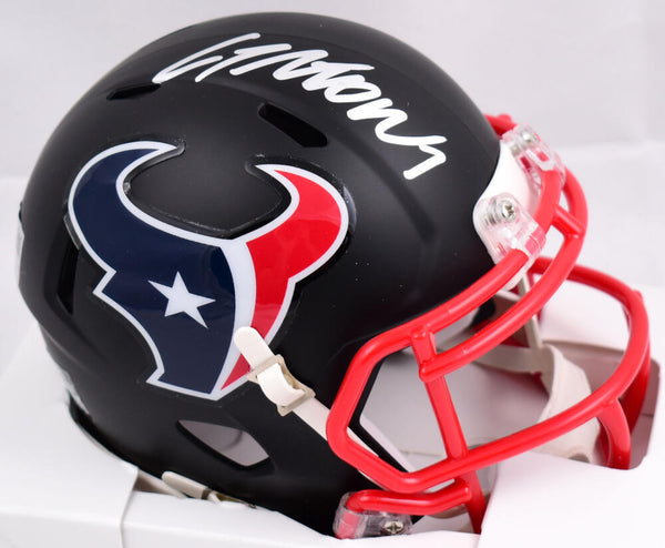 New England Patriots CUSTOM Matte Black - Metallic Silver Mini Football  Helmet