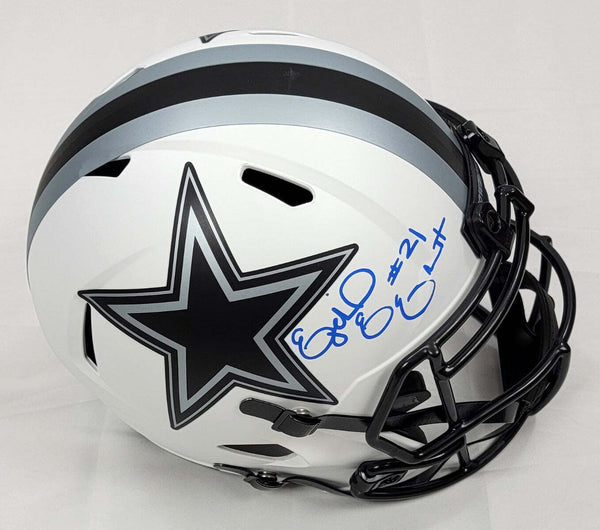 Ezekiel Elliott Signed Cowboys Speed Lunar Eclipse Replica Helmet Beckett