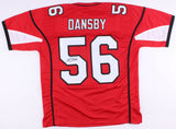 Karlos Dansby Signed Arizona Cardinal Jersey (JSA COA) 14-Year Veteran Linebackr