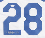 Pedro Guerrero Signed Los Angeles Dodgers Jersey (JSA) 1981 World Series MVP /3B