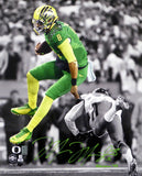 MARCUS MARIOTA AUTOGRAPHED 16X20 PHOTO OREGON DUCKS "HEISMAN '14" MM HOLO 89886