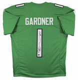 Ahmad "Sauce" Gardner Authentic Signed Green Pro Style Jersey BAS Witnessed 2