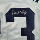 Autographed/Signed Don Mattingly New York Grey Baseball Jersey Beckett BAS COA