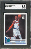 Knicks R.J. Barrett 2019 Donruss Optic #178 Rookie Card Graded EX-NM 6 SGC