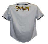 The Sandlot Autographed/Signed White XL Jersey 6 Sigs Tom Guiry BAS 25623