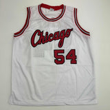 Autographed/Signed Horace Grant Chicago White Basketball Jersey JSA COA