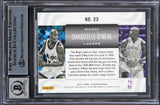 Lakers Shaquille O'Neal Signed 2020 Panini Illusions #23 Card Auto 10! BAS Slab