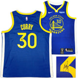 WARRIORS STEPHEN CURRY AUTOGRAPHED NIKE SWINGMAN CONNECT JERSEY 48 JSA 234042