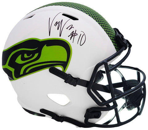 UCHENNA NWOSU AUTOGRAPHED SEAHAWKS LUNAR ECLIPSE FULL SIZE HELMET MCS 211033