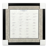 Opus Super Bowl XL MVP Signature Page Custom Framed to 27x27 JSA