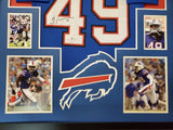 FRAMED TREMAINE EDMUNDS AUTOGRAPHED SIGNED BUFFALO BILLS JERSEY BECKETT COA