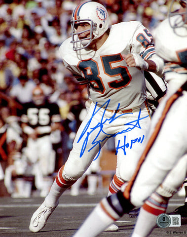 Nick Buoniconti Signed Miami Dolphins 8x10 Photo HOF Beckett 47794