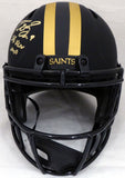 DREW BREES AUTOGRAPHED SAINTS ECLIPSE FULL SIZE HELMET "SB MVP" BECKETT 185737