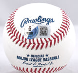 Rafael Palmeiro Autographed Rawlings OML Baseball w/ 569 HR's - Beckett W Holo