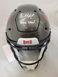 BAKER MAYFIELD SIGNED TAMPA BAY BUCCANEERS SPEEDFLEX "BAKE SHOW" HELMET BAS LE/6