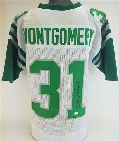 Wilbert Montgomery Signed Philadelphia Eagles Jersey (JSA COA) 2xPro Bowl RB.