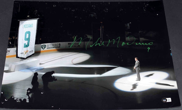 MIKE MODANO AUTOGRAPHED SIGNED DALLAS STARS 16x20 PHOTO BECKETT