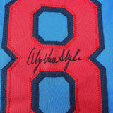 Autographed/Signed Andy Van Slyke St. Louis Blue Baseball Jersey JSA COA