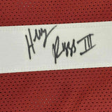 FRAMED Autographed/Signed HENRY RUGGS 33x42 Alabama Red Jersey Beckett BAS COA