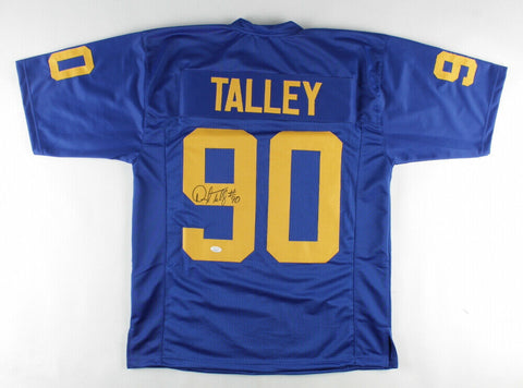 Darryl Talley Signed West Virginia Mountainers Jersey (JSA COA) Buffalo Bills LB