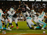 Ka'Deem Carey Autographed Chicago Bears 16x20 Leaping for TD Photo- JSA W Auth