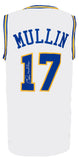 Chris Mullin Signed White Custom Basketball Jersey - (SCHWARTZ COA)