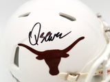 QUINN EWERS AUTOGRAPHED SIGNED TEXAS WHITE SPEED MINI HELMET BECKETT QR 202908