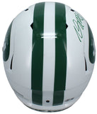 Davante Adams Autographed New York Jets 2024 Alt. Full Size Speed Helmet Beckett