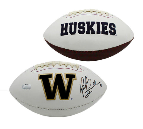 Mark Brunell Signed Washington Football Team Embroidered White NFL Football