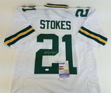 Eric Stokes Signed Green Bay PackersJersey (JSA COA) 2021 1st Rnd Draft Piack DB