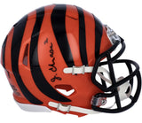 Ja'Marr Chase Autographed Cincinnati Bengals Mini Speed Helmet Fanatics