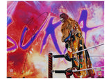 Asuka Autographed WWE In Ring Standing on Ropes 16" x 20" Photograph Fanatics