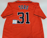 Abraham Toro Signed Houston Astros Jersey (Beckett COA) 3rd Baseman