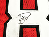 ATLANTA FALCONS ANDRE RISON AUTOGRAPHED RED JERSEY "BAD MOON" JSA STOCK #233670