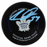 Maple Leafs Auston Matthews Authentic Signed Official Game Hockey Puck BAS & Fan