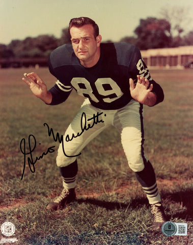 Gino Marchetti Autographed Baltimore Colts 8x10 Photo Beckett 47720