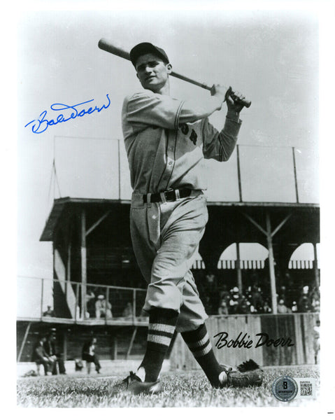 Bobby Doerr Autographed Boston Red Sox 8x10 Photo Beckett 45228