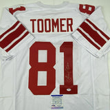 Autographed/Signed AMANI TOOMER New York White Football Jersey PSA/DNA COA Auto