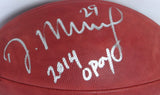 DeMarco Murray Autographed NFL Duke Authentic Football - JSA Auth *Silver